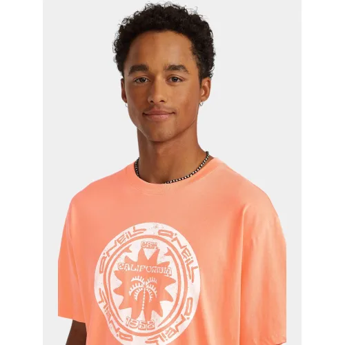 O'Neill O Neill Musthave Graphic T-Shirt Férfi Póló 12535-Funky Peach