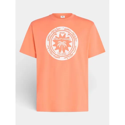 O'Neill O Neill Musthave Graphic T-Shirt Férfi Póló 12535-Funky Peach