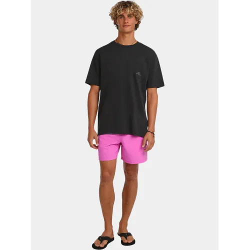 O'Neill O Neill Slub Chest Pocket T-Shirt Férfi Póló 19010-Black Out