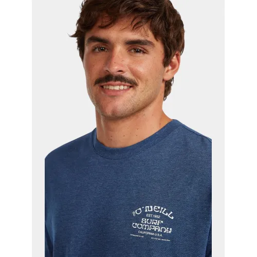 O'Neill O Neill Melange Chest Print T-Shirt Férfi Póló 15093-English Evening