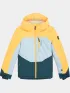 O'Neill Carbonite Snow Jacket Junior-Gyerek Síkabát, Snowboard Kabát 42527-Ginger Pastel Colour Block