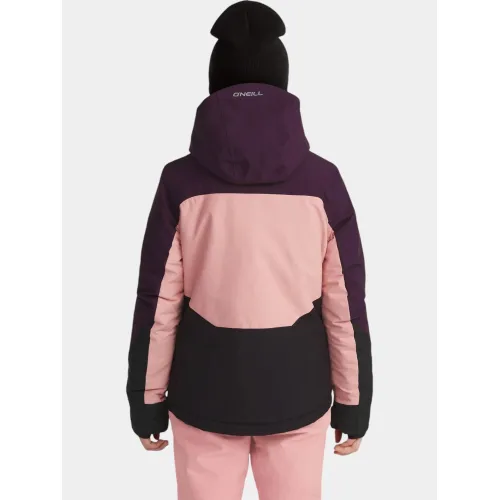 O'Neill Carbonite Snow Jacket O'Neill Carbonite Snow Jacket Junior-Gyerek Síkabát, Snowboard Kabát 44521-Aubergine Colour Block
