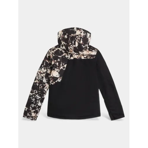 O'Neill FWC Cruz Block Snow Jacket Junior-Gyerek Síkabát 39129-Black/Beige Quarry