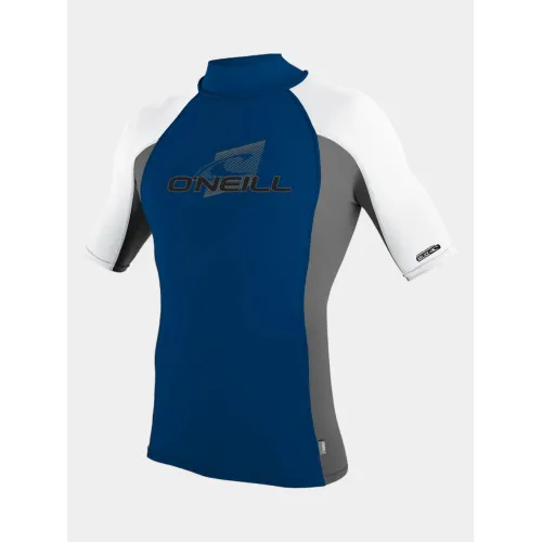 O'Neill Premium Skins S/S Turtleneck Rash Guard Férfi Lycra CA8-Deep Sea/Graphite/White