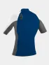 O'Neill Premium Skins S/S Turtleneck Rash Guard Férfi Lycra CA8-Deep Sea/Graphite/White
