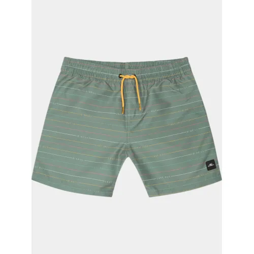 O'Neill Mix & Match Cali First 13   Swim Shorts Junior-Gyerek Beachshort 36070-Lily Pad First Name Stripe