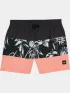 O'Neill Mix & Match Cali Block 13   Swim Shorts Junior-Gyerek Beachshort 39064-Black/White Tonal Tropicana