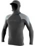 O'Neill Premium Skins O Zone L/S Rash Guard w/Hood Férfi Neoprén FN1-GRAPHITE/COOL GREY/OCEAN