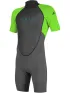 O'Neill REACTOR-2 2MM BACK ZIP S/S SPRING Férfi Neoprén AU1-GRAPHITE/DAYGLO