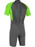 O'Neill REACTOR-2 2MM BACK ZIP S/S SPRING Férfi Neoprén AU1-GRAPHITE/DAYGLO