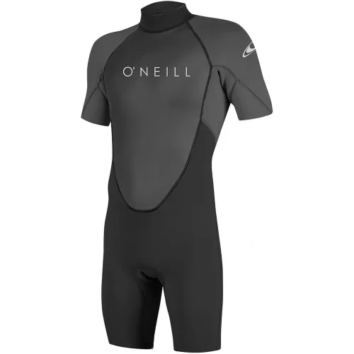 O'Neill Reactor-2 2mm Back Zip S/S Spring Férfi Neoprén B82-Black/Graphite