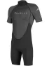 O'Neill Reactor-2 2mm Back Zip S/S Spring Férfi Neoprén B82-Black/Graphite