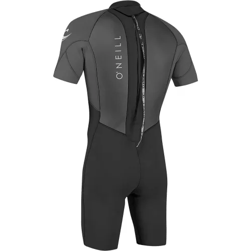 O'Neill Reactor-2 2mm Back Zip S/S Spring Férfi Neoprén B82-Black/Graphite