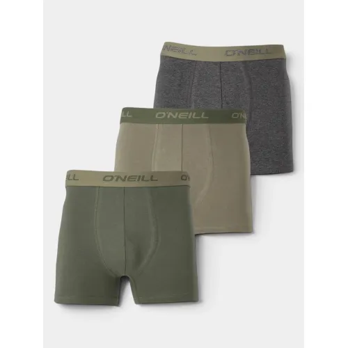 O'Neill O Neill Men Boxershorts Uni 3-Pack Kiegészítő Alsónadrág, boxer 2910-3xGreen