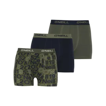 O'Neill Men boxer O Neill aop logo & plain 3-pack