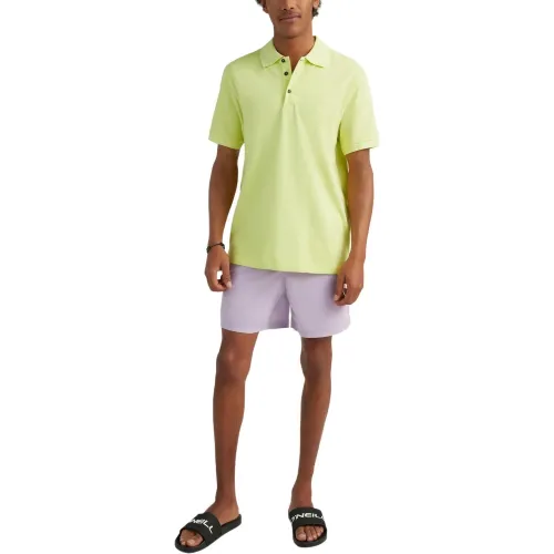 O'Neill O Neill Small Logo Polo Férfi Galléros póló 12014-Sunny Lime