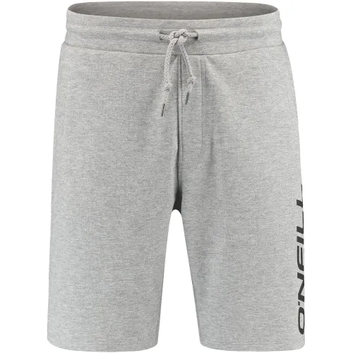 O'Neill O Neill Logo Sweatshorts Férfi Rövidnadrág 8001-Silver Melee-A