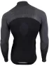 UYN Man Running Alpha Shirt LG_SL Zip Up Férfi Sport felső B600-Blackboard/Charcoal