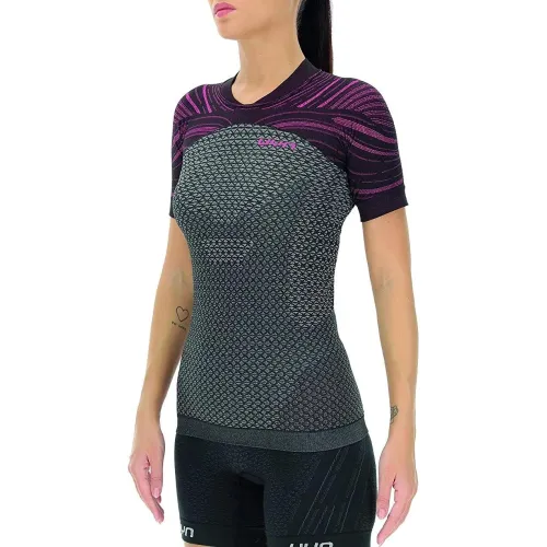 UYN Lady Running Coolboost Shirt SH_SL UYN Lady Running Coolboost Shirt SH_SL Női Sport felső J583-Dawn Grey/Pink Gloss