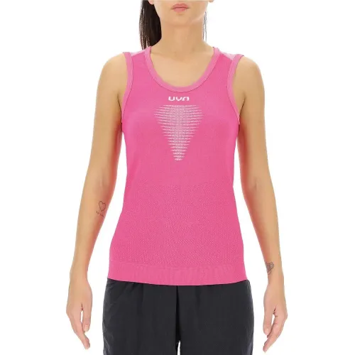 UYN Lady Marathon Ow Sleeveless Női Sport felső P320-Magenta/White