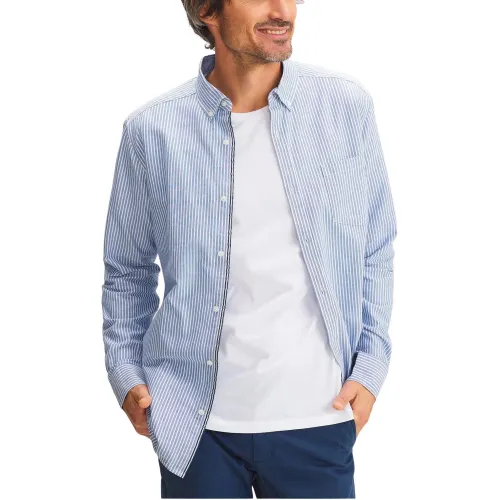 TBS Rahanche Férfi Ing 012-Chambray