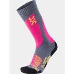 G943-Medium Grey Melange/Pink