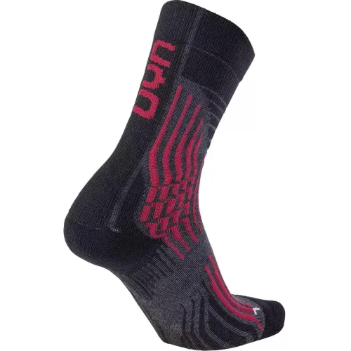 UYN Lady Trekking Wave Socks Női Zokni J284-Grey Stone/Bordeaux