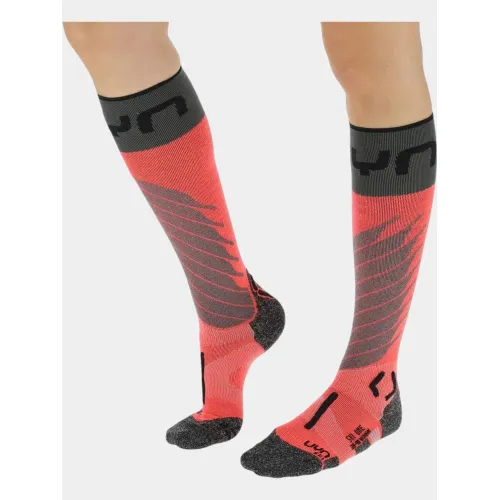 UYN WOMAN SKI ONE MERINO SOCKS Kiegészítő Zokni P059-Pink/Black