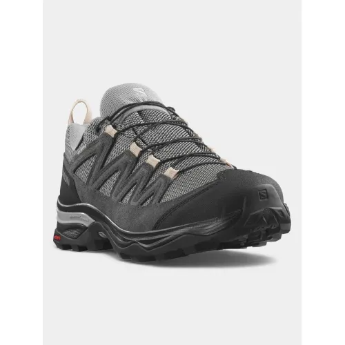 Salomon X Ward Leather Gtx W Női Túracipő 400GB-Gull/Black/Ebony