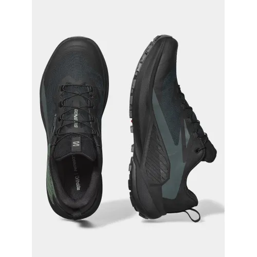 Salomon Genesis GTX Cipő Futócipő 700BA-Black/Agave Green/Urban Chic