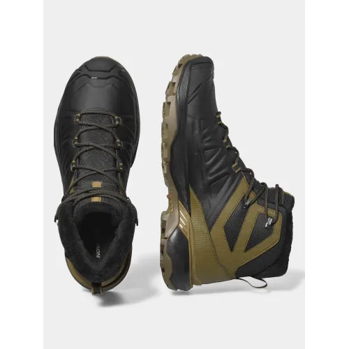 Salomon X Ultra Snowpilot Wp Cipő Túracipő, túrabakancs 700BM-Black/Military Olive/Gothic O