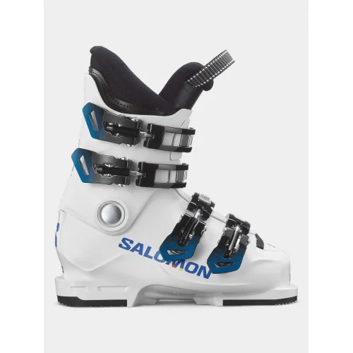 Salomon S/Race 60T M Junior-Gyerek Síbakancs 300WR-White-White-Process Blue