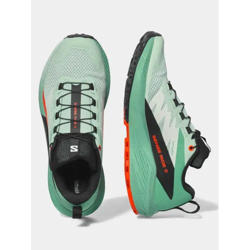 Salomon Sense Ride 5 W Női Futócipő, terepfutó cipő 300BC-Bay/Black/Cherry Tomato