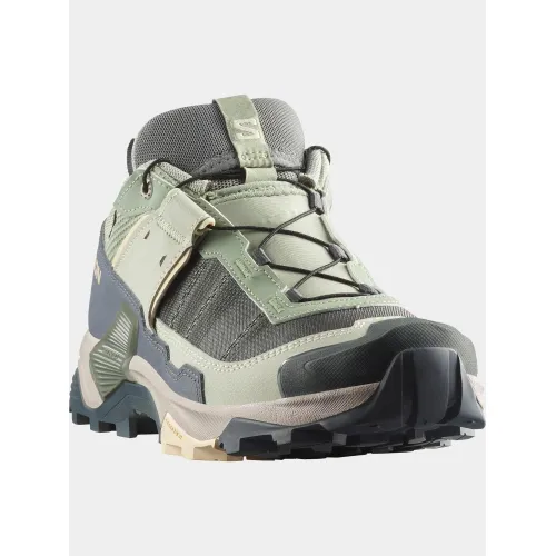 Salomon X Ultra 5 GTX W Salomon X Ultra 5 GTX W Női Túracipő, Túrabakancs 300ST-Seagrass/Turbulence/Tender Pe