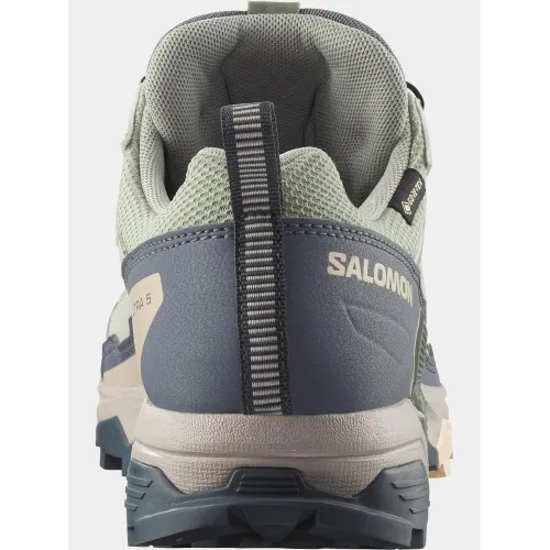 Salomon X Ultra 5 GTX W Salomon X Ultra 5 GTX W Női Túracipő, Túrabakancs 300ST-Seagrass/Turbulence/Tender Pe