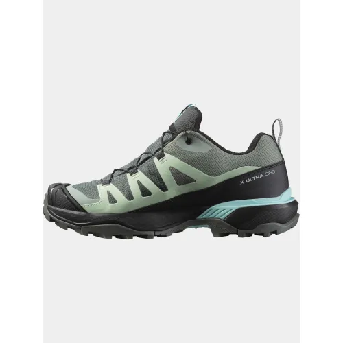 Salomon X Ultra 360 GTX W Salomon X Ultra 360 GTX W Női Túracipő, Túrabakancs 500SB-Sedona Sage/Black/Sea Foam