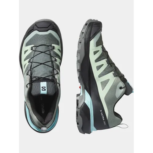 Salomon X Ultra 360 GTX W Salomon X Ultra 360 GTX W Női Túracipő, Túrabakancs 500SB-Sedona Sage/Black/Sea Foam