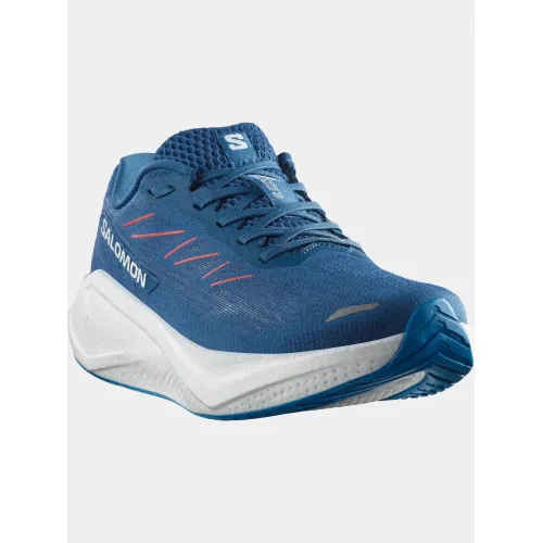 Salomon Aero Blaze 3 Férfi Futócipő, terepfutó cipő 200DW-Dark Blue/White/Cherry Tomato