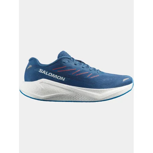 Salomon Aero Blaze 3 Férfi Futócipő, terepfutó cipő 200DW-Dark Blue/White/Cherry Tomato