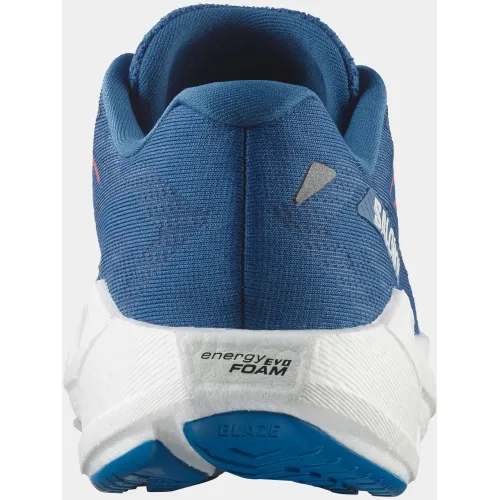 Salomon Aero Blaze 3 Férfi Futócipő, terepfutó cipő 200DW-Dark Blue/White/Cherry Tomato