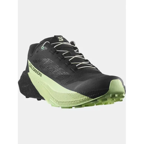 Salomon PuLSar Férfi Futócipő, terepfutó cipő 800BP-Black/Black/Patina Green