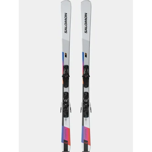 Salomon E S/Max 4 + M10 GW L80 Férfi Síléc 500WB-White-Dazzling Blue-Rhodamine