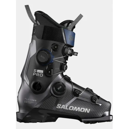 Salomon S/Pro Supra Dual Boa 120 GW Férfi Sícipő 200BE-Beluga Met Black-Estate Blue