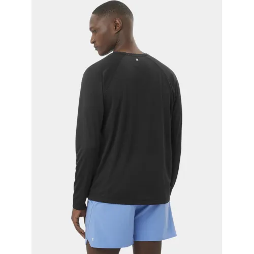 Salomon Shkout Core LS Tee M Férfi Fitness felső 400DB-Deep Black
