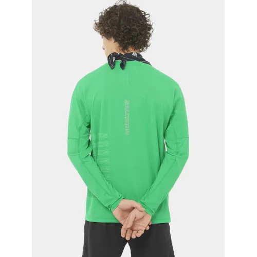 Salomon Sense Aero Graphic Férfi Sport felső 100PA-Parakeet