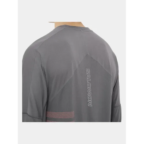Salomon Sense Aero Graphic Férfi Hosszú ujjú póló 200CR-Castelrock