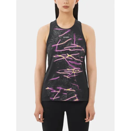 Salomon Shkout Core Tank Gfx W Női Fitness felső 600-Un