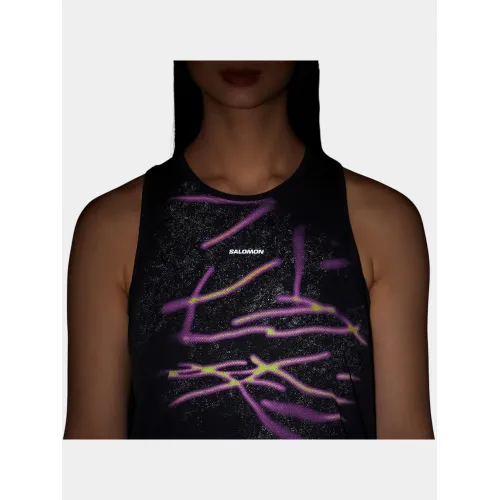 Salomon Shkout Core Tank Gfx W Női Fitness felső 600-Un