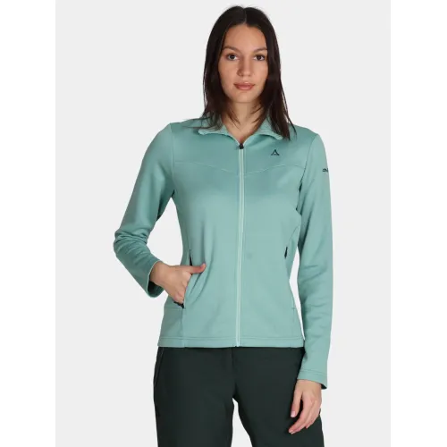 Schöffel Fleece Jk Style Pine WMS Női Polár, Softshell, Középréteg 6305-Gem Jade