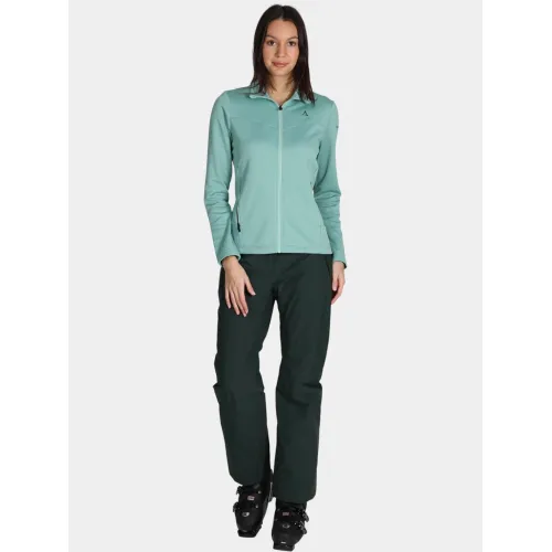 Schöffel Fleece Jk Style Pine WMS Női Polár, Softshell, Középréteg 6305-Gem Jade